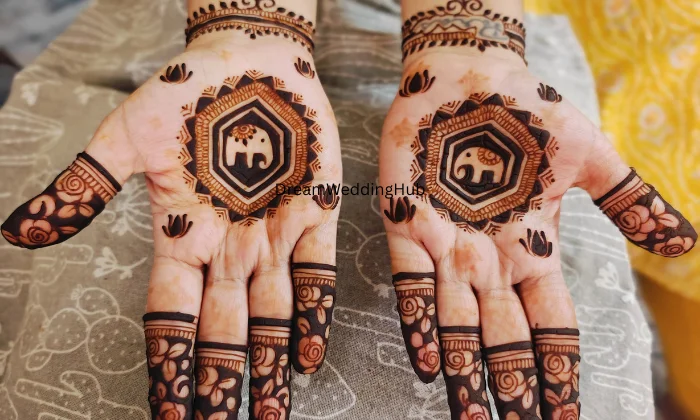 Janvi Mehndi And Nails